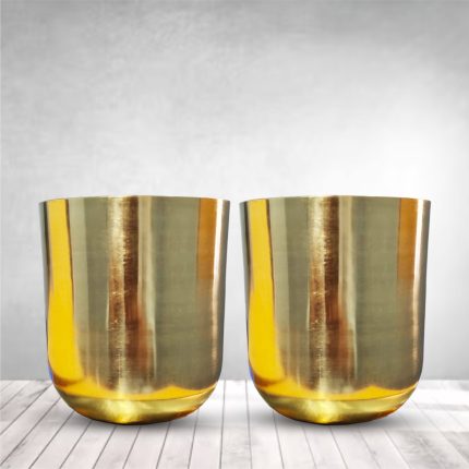 Golden Vase | Amaze Shine | Pack of 2